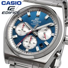 EDIFICE 腕時計 エディフィス 時計 ウォッチ CASIO カシオ クロノグラフ サファイアガラス ブルー メンズ EFB-730D-2AV 海外モデル  [並行輸入品]