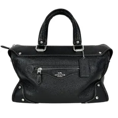 【COACH】コーチ 2wayハンドバッグ ショルダーバッグ CE636 ブラック系 レザー レディース メンズ ユニセックス 【中古】 USED-A 【9356】
