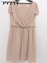 ◇ CROLLA クローラ シフォン フレンチスリーブ ミニ ワンピース サイズ36 ベージュ レディース  【中古】 【1107190010389】のサムネイル