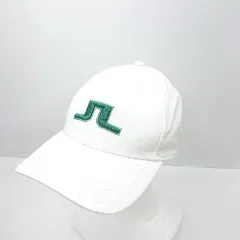 ◇ Θ J.LINDEBERG ジェイリンドバーグ キャップ 帽子 ホワイト サイズONE メンズ E  【1412260048163】