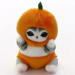 【中古】ぬいぐるみ オレンジにゃん お野菜マルシェ(フルーツ)ぬいぐるみ 「mofusand」