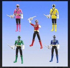 ガシャポン 侍戦隊シンケンジャー プラカラーヒーロー 5種セット