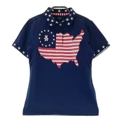 サイズ：S CALLAWAY キャロウェイ  半袖ポロシャツ ベアワッペン ネイビー系 [240001334826] ゴルフウェア レディース ストスト