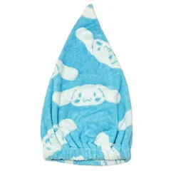 タオルキャップ キラキラ シナモロール マイクロファイバー キャラクター 女の子 プール 水泳 林 タオル