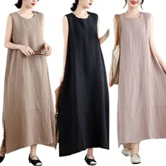 ワンピース 夏 きれいめ ロング ロングワンピース レディース マキシ丈 ロング丈 体型カバー 50代 40代 30代 20代 お洒落 可愛い ファッション 大きいサイズ ゆったり おしゃれchaoliu156