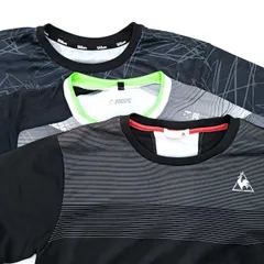 [3点セット] ウイルソン ルコック プリンス ドライシャツ プラシャツ 半袖 吸収速乾 M/L メンズ テニス バドミントンウェア