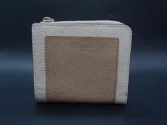■美品■ kate spade ケイトスペード レザー二つ折り 財布 ウォレット 札入れ 小銭入れ レディース ベージュ系 DY0471