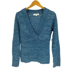 ロートレアモン LAUTREAMONT アンゴラ 混 Vネック ニット レディース  2