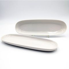長方形皿 ペア 食器 2点セット さんま皿 ホッケ皿 サイズ：約W35.0cm×D11.0cm×H3.0cm