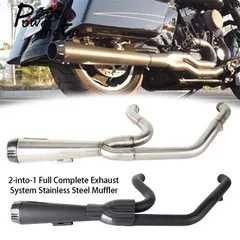 ハーレー FLSTC1450 純正マフラー サイレンサー 前バンク TC88 65682-00 muffler exhaust FLST FXST FLSTS FLSTF