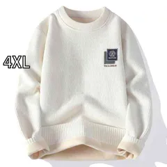 [4XL]春 コーデ メンズ  服 シンプル ファッション オシャレ 大人 かっこいい 大きいサイズ ストリート 紳士服  ラウンドネック スウェットシャツ 暖かい 長袖 トップス 