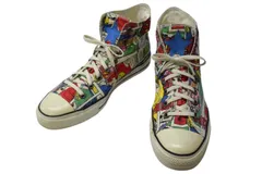 CHROME HEARTS クロムハーツ コンバース オールスター アメリカンコミック スターパッチ  マルチカラー キャンバス シルバー925 48 美品 中古 59639