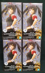 プライズ デート･ア･ライブ GLITTER＆GLAMOURS KURUMI TOKISAKI  時崎狂三 4個セット 美少女フィギュア まとめ