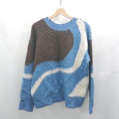 ◇ ⊇ LOWRYS FARM ローリーズファーム ニュアンス 長袖 ニット セーター サイズF ブルー マルチ レディース E  【1506180004504】のサムネイル