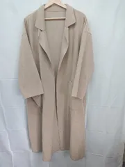 ◇ ⊇ ◎ GRL グレイル fo1150 長袖 リバーロングコート サイズF ブラウン レディース E  【1506250011111】