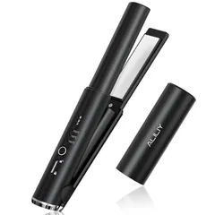 ヘアアイロン コードレス ストレートアイロン ミニ 小型 持ち運び 両用 USB充電式 2way カール 前髪用誤起動防止ロック 160/180/200度設定可能 男女兼用 家庭/旅行/出張/通勤用