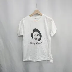 ◇ ⊂ Φ ADAM ET ROPE アダムエロペ イラストプリント 半袖 Tシャツ サイズF ホワイト系 レディース E  【1502060013963】