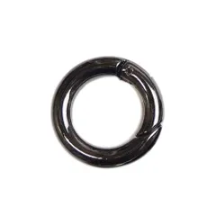 【1個】丸カラビナ 外径18mm サークルカラビナ/丸カン 5色展開  アクセサリー部品 キーリング/キーホルダー srk10s【makuzo shop】