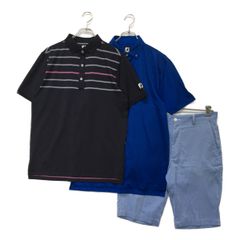 中古 メンズ フットジョイ FootJoy コーディネートセット L 初ラウンド コースデビュー