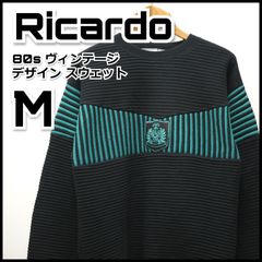 80s ヴィンテージ Ricardo デザイン スウェット M メンズ 古着