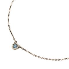 TIFFANY&Co (ティファニー) エルサペレッティ バイザヤード ネックレス アクアマリン Ag925 SV シルバー アクセサリーのサムネイル