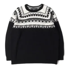 White Mountaineering ホワイトマウンテニアリング ノルディック 柄 ニット セーター NORDIC PATTERN CREW NECK KNIT 21AW イタリア製のサムネイル