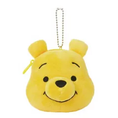【数量限定】キーホルダー ぬいぐるみ ディズニー Winnie Pooh くまのプーさん [サンスター文具] フェイス S8347735