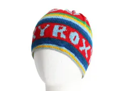 【お得なクーポン配布中!】 ロキシー ロゴ 総柄 ニット キャップ レディース 古着 ROXY QUICKSILVER アウトドア サーフ ニット帽 レインバー マルチカラー 帽子 ハット
