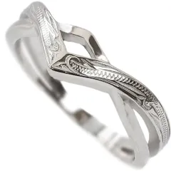 ハワイアンジュエリー リング 指輪 レディース メンズ スクロール 2連風 クロス 金属アレルギー対応 サージカル ステンレス プレゼント スクロール ギフト ペアリング つけっぱなしOK スチールシルバー ropr08s