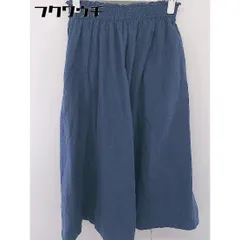 ◇ SM2 サマンサ モスモス ウエストゴム 膝下丈 フレア スカート サイズF ブルー レディース  【中古】 【1202040000814】