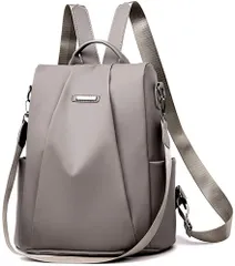 レディース リュックサック バックパック リュック バッグ ラグジュアリー 3Way ショルダーバッグ ハンドバッグ 通勤 通学 ビジネス カジュアル 小さめ 可愛い おしゃれ 背面ファスナーポケット 灰色 グレー