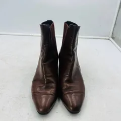 【❗️✨人気モデル✨❗️】Salvatore Ferragamo レザーブーツ 24.5cm 高級ブランドのサムネイル