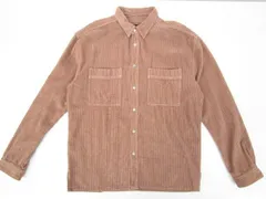 [送料無料] ZARA ザラ RELAXED FIT コーデュロイシャツ 長袖 オーバーサイズ メンズ トップス 羽織り SizeM  ピンクベージュ系 ［558-331-400_0353］
