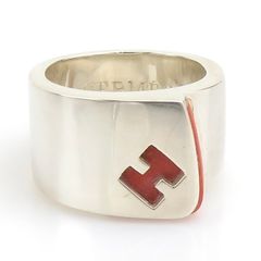 ☆ヴィンテージ品☆ エルメス Candy Ring オレンジ キャンディ リング 