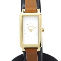 スカーゲン SKAGEN HAGEN MICRO ハーゲン ミクロ レディース 腕時計 クラシック ゴールド レザーウォッチ クォーツ SKW3149 25-M-862