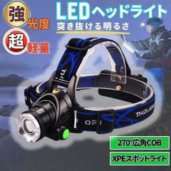 LEDヘッドライト 充電式 3モード点灯 防災 防水 センサー ヘッドライト