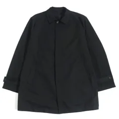 極美品□2019年製 アルマーニコレッツォーニ 撥水加工 ロング ステンカラーコート ブラック ブルガリア製 58/希少サイズ 正規品 メンズのサムネイル