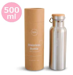 2層式保冷温 ステンレスボトル 500ml 直飲みタイプ 真空二重構造 マナ オーガニック リビング mana. ORGANIC LIVING