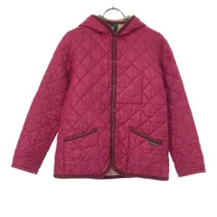 ラベンハム イギリス製 キルティングジャケット 38 ピンク LAVENHAM レディース