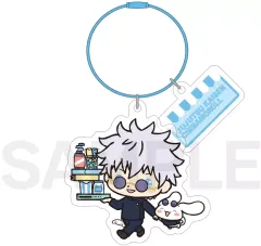 【新品】キーホルダー 01.五条悟×シナモロール カラーワイヤーキーホルダー 「呪術廻戦 懐玉・玉折×サンリオキャラクターズ」