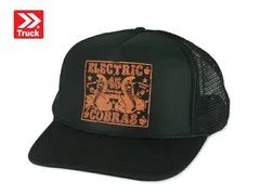 TRUCK BRAND【トラックブランド】HOAX #S-85 R14 メッシュキャップ ブラック/オレンジ 14297　21618　22373