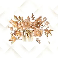 【人気商品】スターウィック 髪飾り４点セット 成人式 パール 花 和装 振袖 結婚式 ヘアアクセサリー 大人 パールピン 金 小さめ 小さい ドレス 洋装 留袖 シンプル お呼ばれ 母 結婚式およばれ