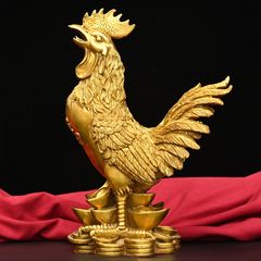 中村晋也作 ブロンズ像 鶏 暁天 置物 中村晋也作 ブロンズ像 鶏 暁天 置物 - メルカリ