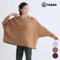 新品 tejas ヨガトップス テジャス ラリタチュニック tl252185 フリーサイズ 長袖 ヨガウェア ピラティス レディース ゆったり 体系カバー