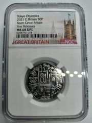 NGC PF69 UCAM 2025年 イギリス メダル プルーフ 22x25mm - 初版