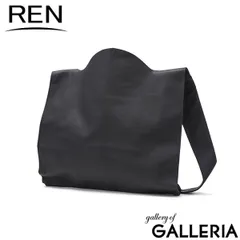 REN ショルダーバッグ メンズ レディース 大きめ 大容量 斜めがけ レン バッグ 革 本革 レザー A4 ブランド 大人 ショルダー 肩掛け シンプル 日本製 おしゃれ HALLIE #30 レジブクロ ショルダーL 1-30-13123のサムネイル
