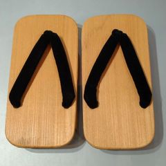 【27】中古　二枚歯桐下駄　最長約２５cm (適応サイズ25〜26.5cm位までの方)