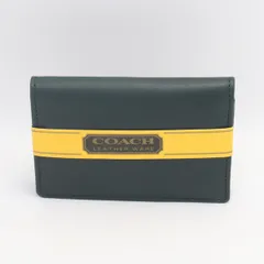 良品 コーチ レザー ブラック パスケース/定期入れ 5-30 メンズ/レディース財布 2000000 NSK KRK