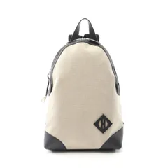 エルメス HERMES リュックサック バックパック オールバック フィセル/ブラック キャンバス レザー オールバック フィセル/ブラック メンズ Used Aのサムネイル