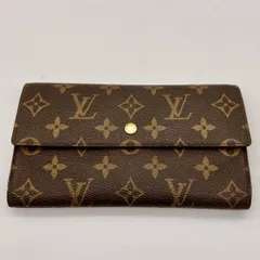 LOUIS VUITTON ヴィトン モノグラム M61215 ポルトトレゾール・インターナショナル 三つ折り長財布